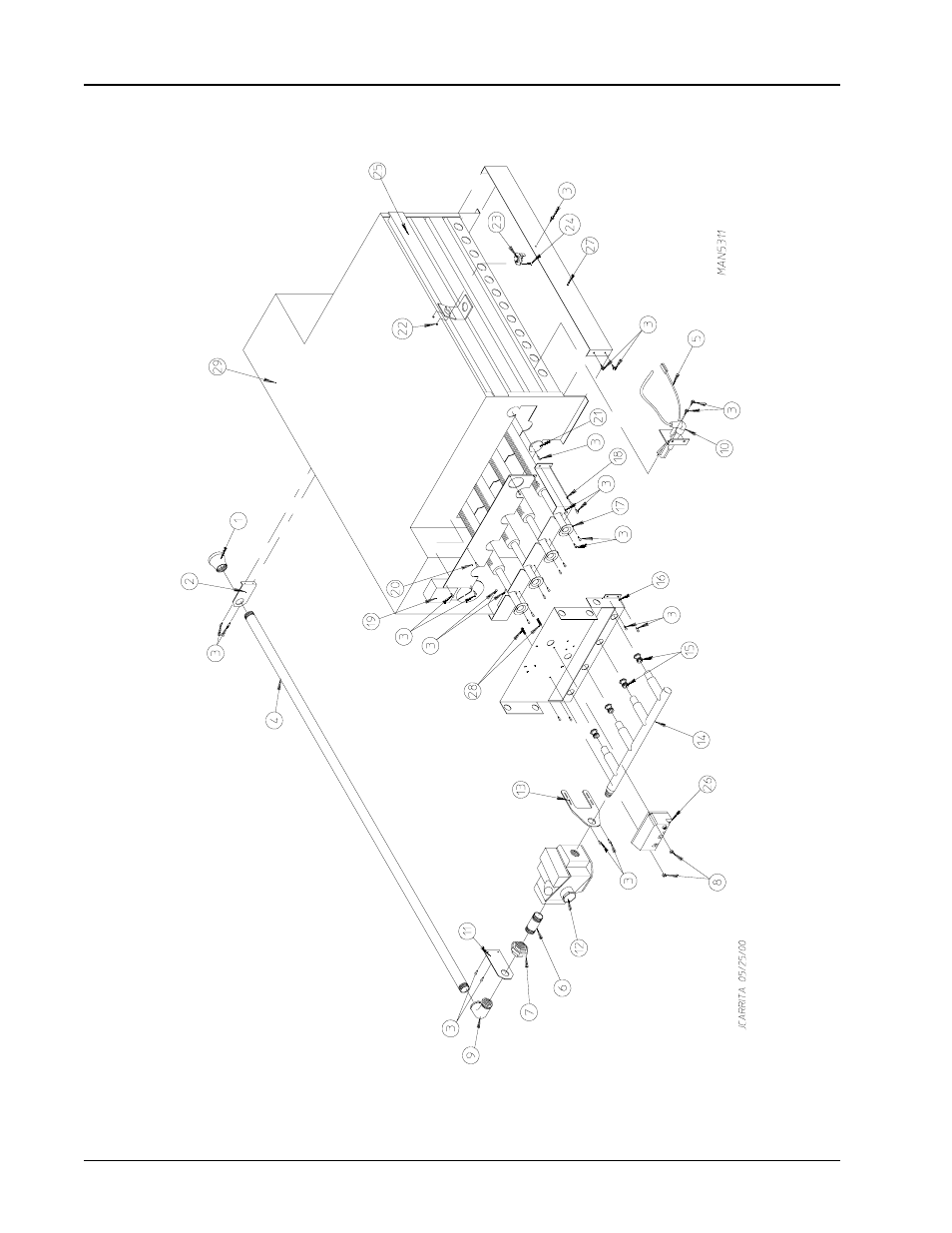 Direct spark ignition gas burner assembly | American Dryer Corp. ML-190 User Manual | Page 24 / 42