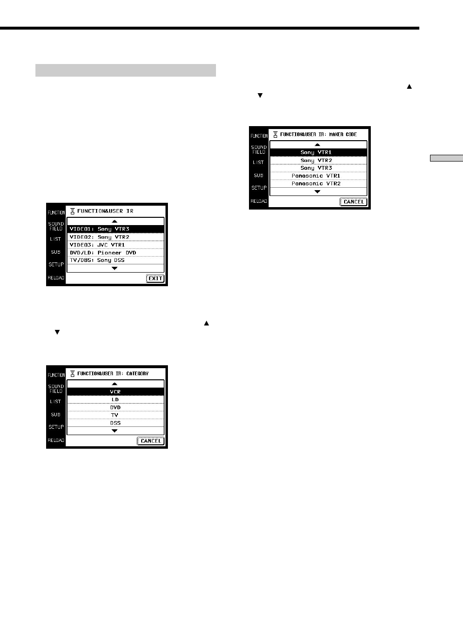 Sony RM-TP501 User Manual | Page 19 / 24