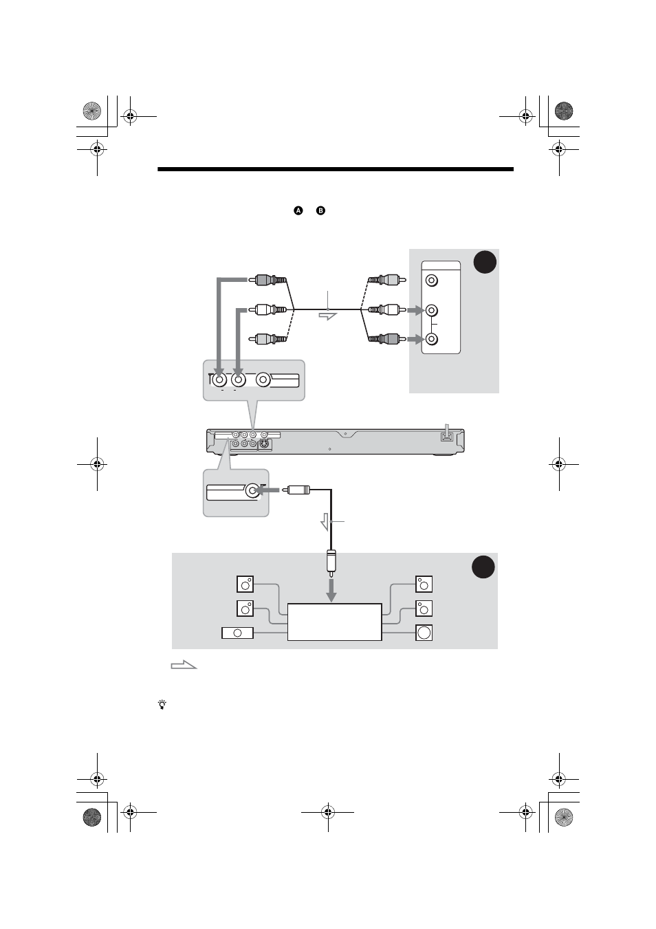 L1ac - step 4: connecting the audio cords, Step 4: connecting the audio cords, S (20) | Sony DVP-NS50P User Manual | Page 20 / 72