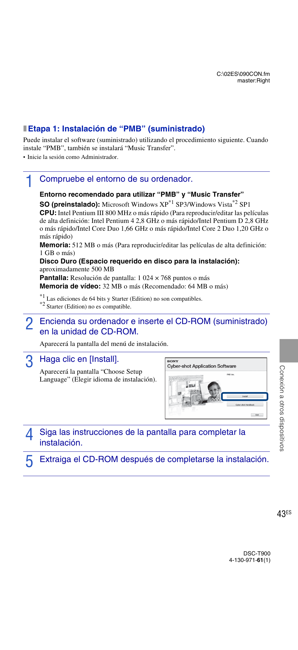 Sony DSC-T900 User Manual | Page 105 / 124