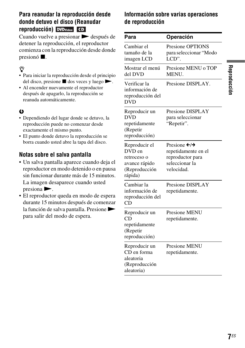 Sony DVP FX750 User Manual | Page 35 / 36