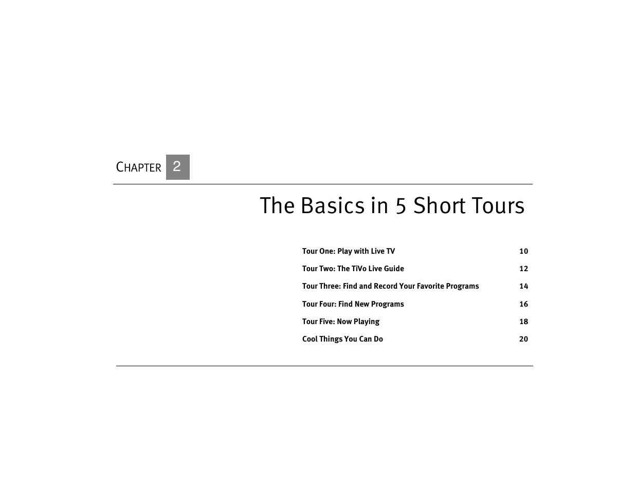 The basics in 5 short tours | Sony SVR-2000 User Manual | Page 16 / 107