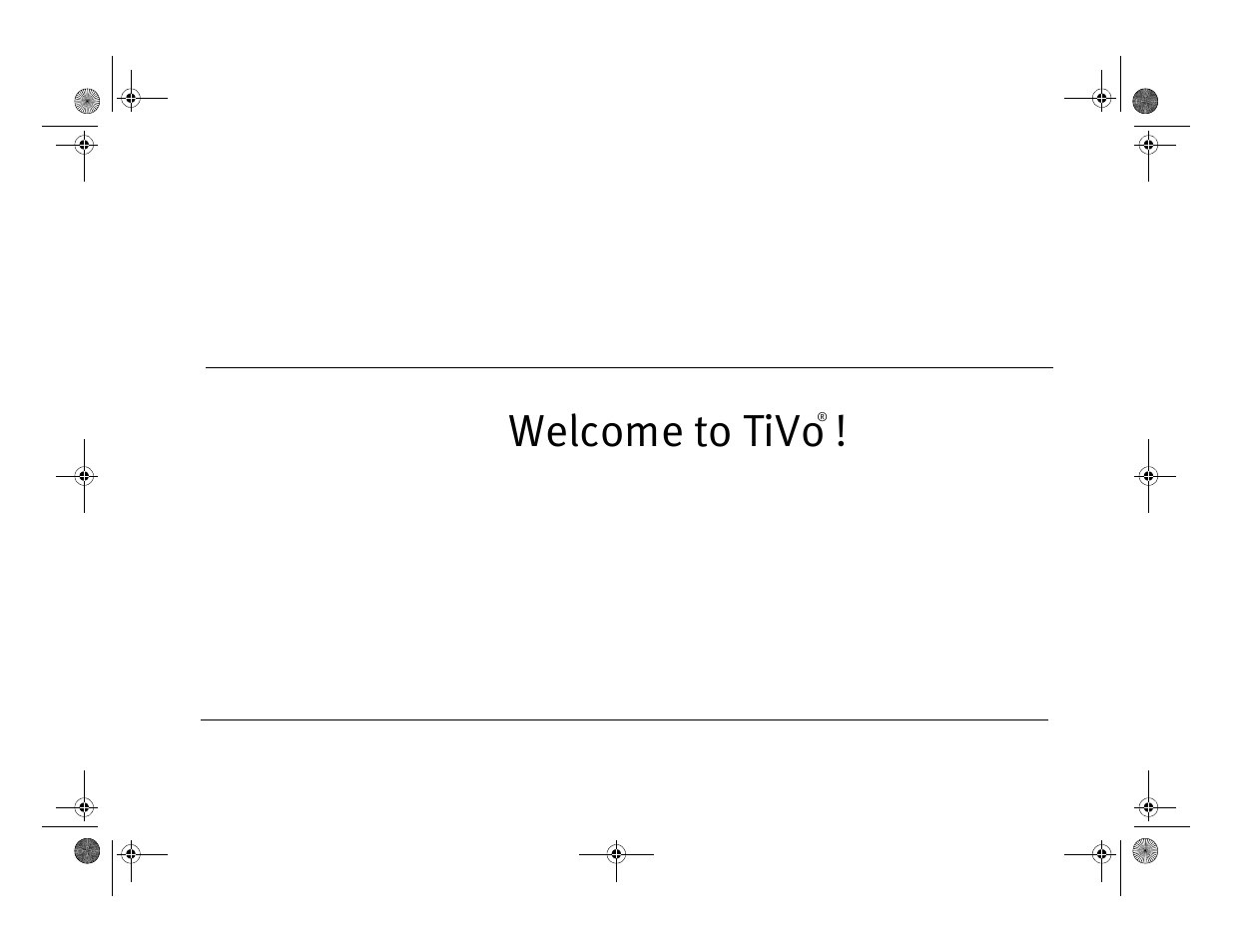 Welcome to tivo | Sony SVR-2000 User Manual | Page 2 / 107