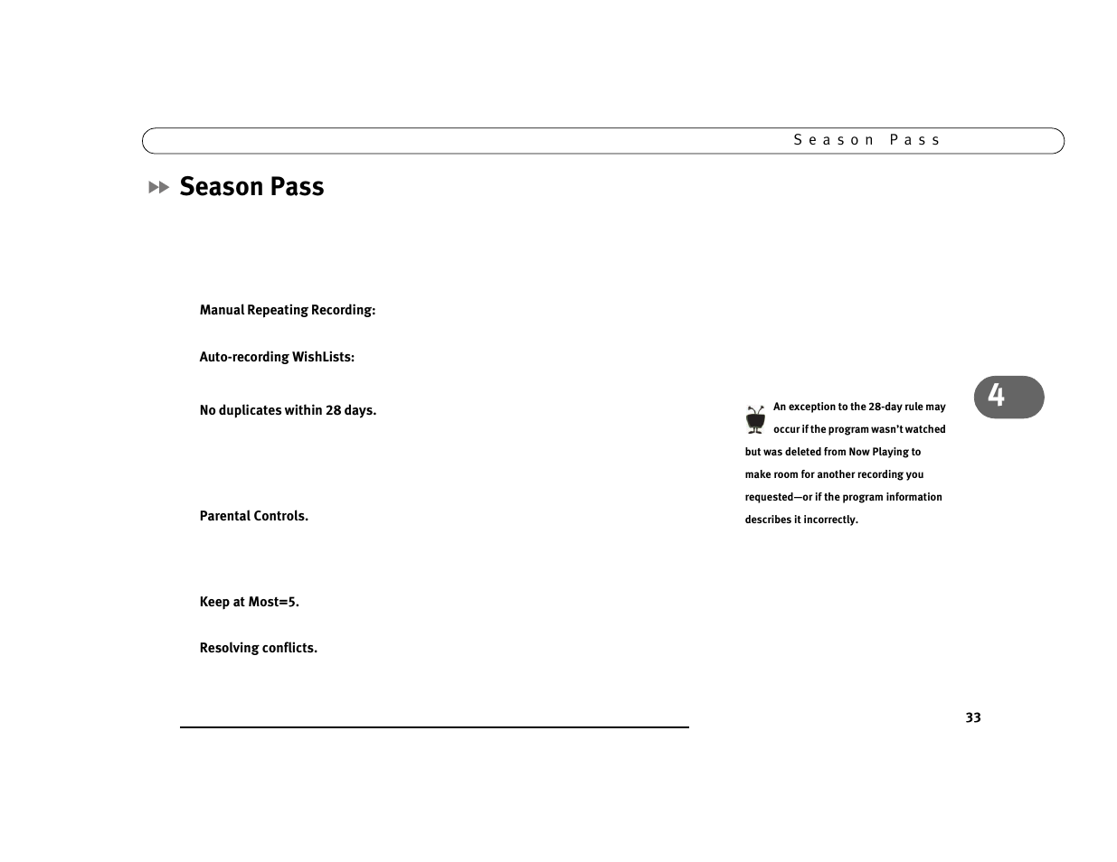 Season pass | Sony SVR-2000 User Manual | Page 40 / 107