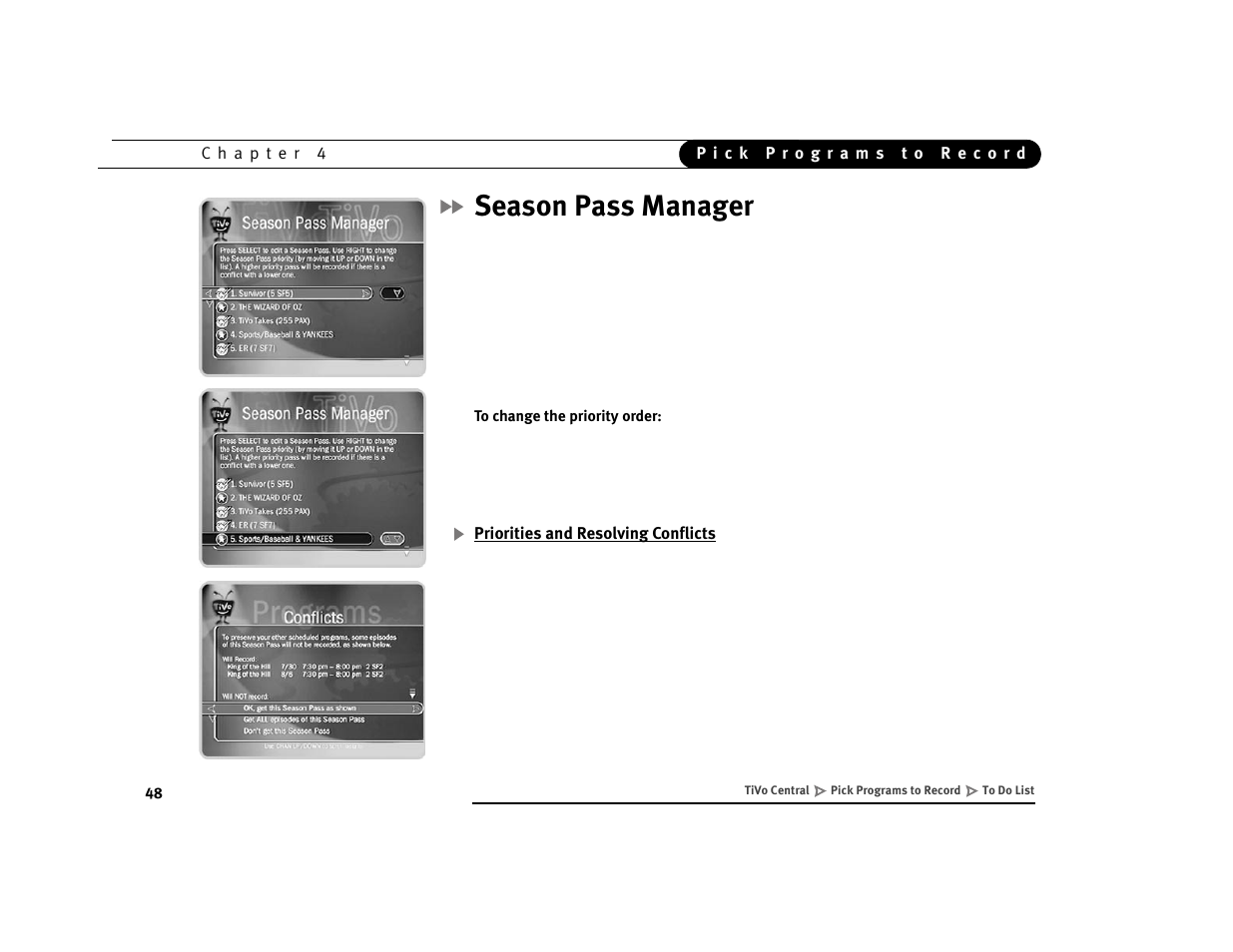 Season pass manager | Sony SVR-2000 User Manual | Page 55 / 107