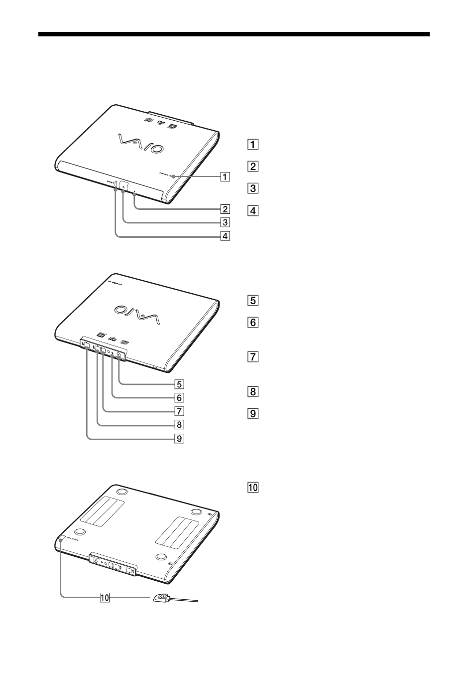 Locating the controls and connectors | Sony PCGA-DDRW1 User Manual | Page 13 / 168