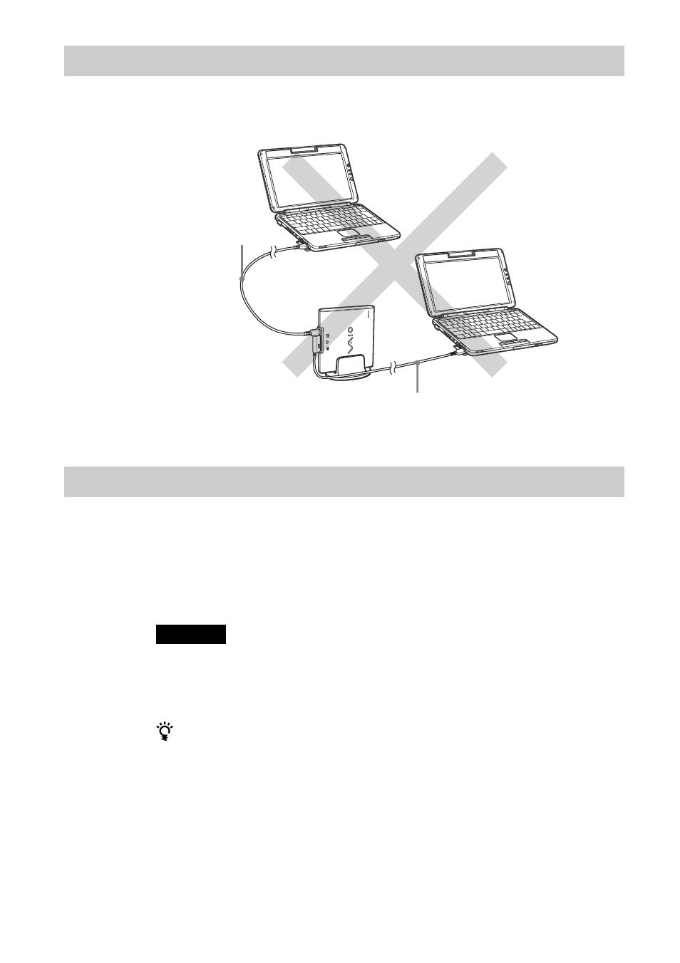 Abnehmen des laufwerks vom notebook, Einschränkungen (beispiel für, Fehlerhafte anschlüsse) | Abnehmen des laufwerks vom, Notebook | Sony PCGA-DDRW1 User Manual | Page 78 / 168