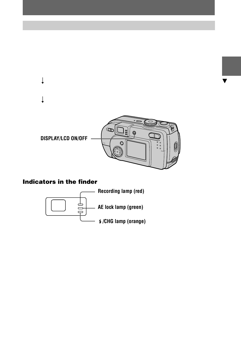 On (21) | Sony DSC-P20 User Manual | Page 21 / 88