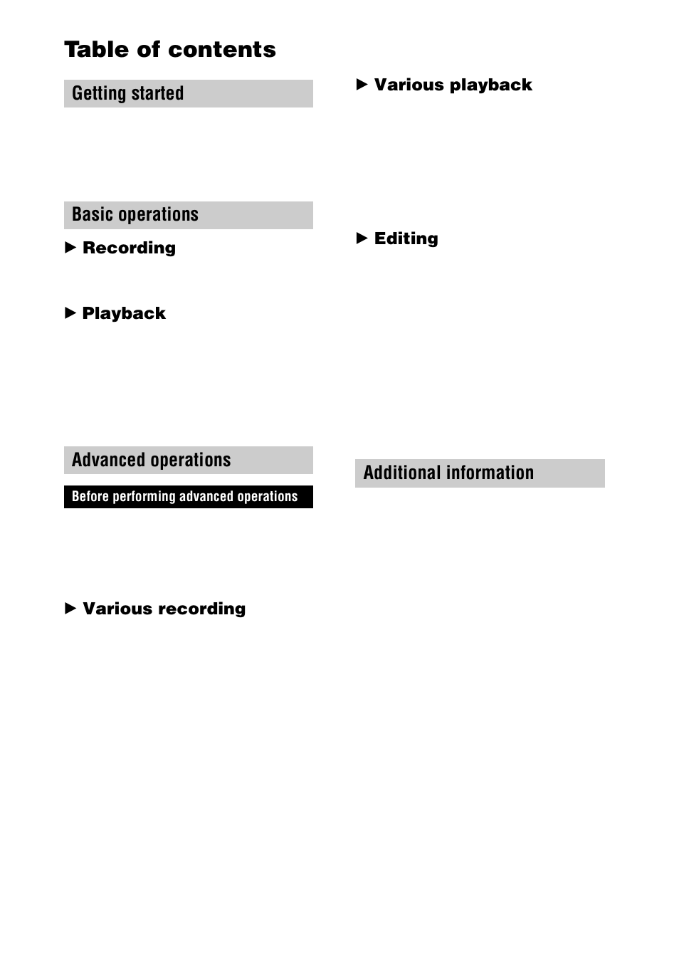 Sony DSC-P20 User Manual | Page 7 / 88