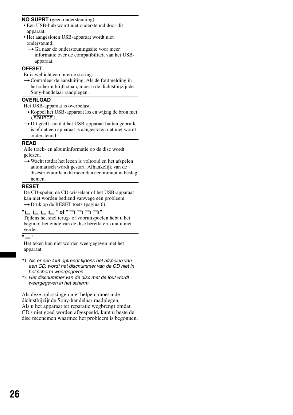 Sony CDX-H910UI User Manual | Page 130 / 132