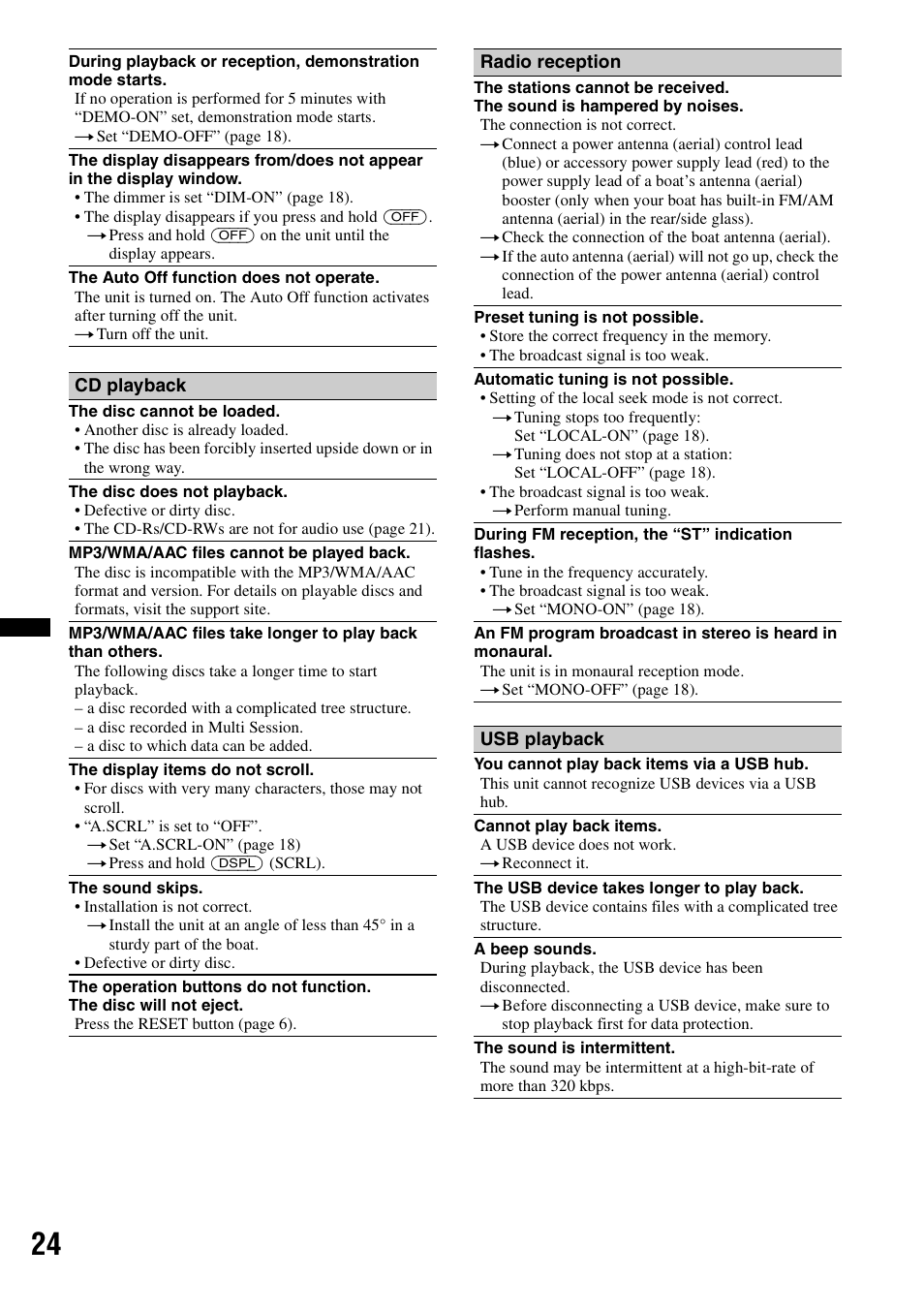 Sony CDX-H910UI User Manual | Page 24 / 132