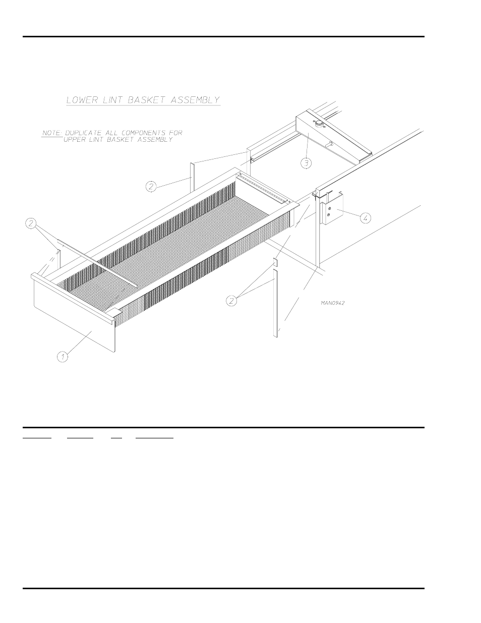 Ad-320 lint drawer (basket) assembly | American Dryer Corp. 24 VAC Phase 5 AD-330 User Manual | Page 6 / 40