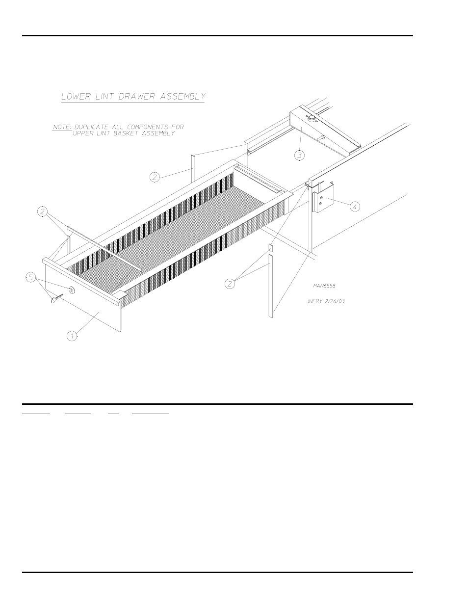 Ad-320 locking lint drawer (basket) assembly | American Dryer Corp. 24 VAC Phase 5 AD-330 User Manual | Page 8 / 40