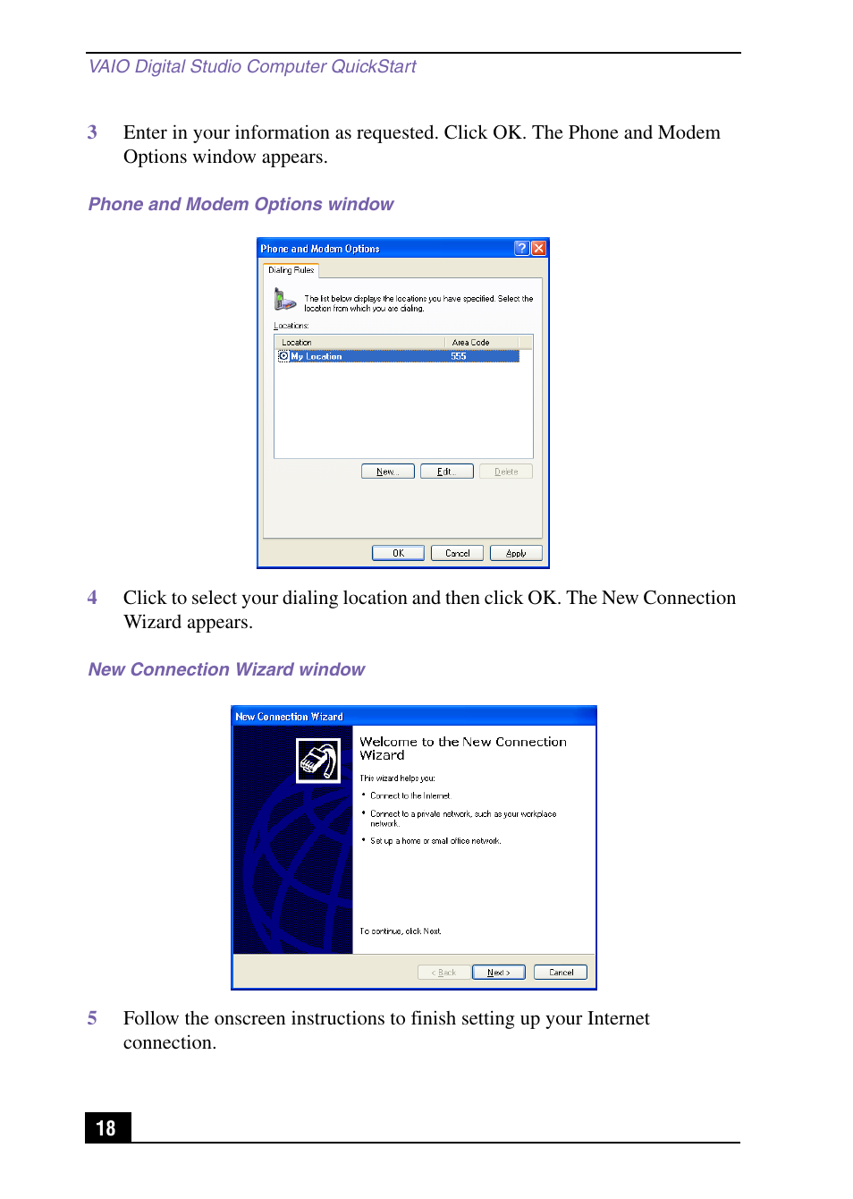 Sony PCV-RX590G User Manual | Page 18 / 28