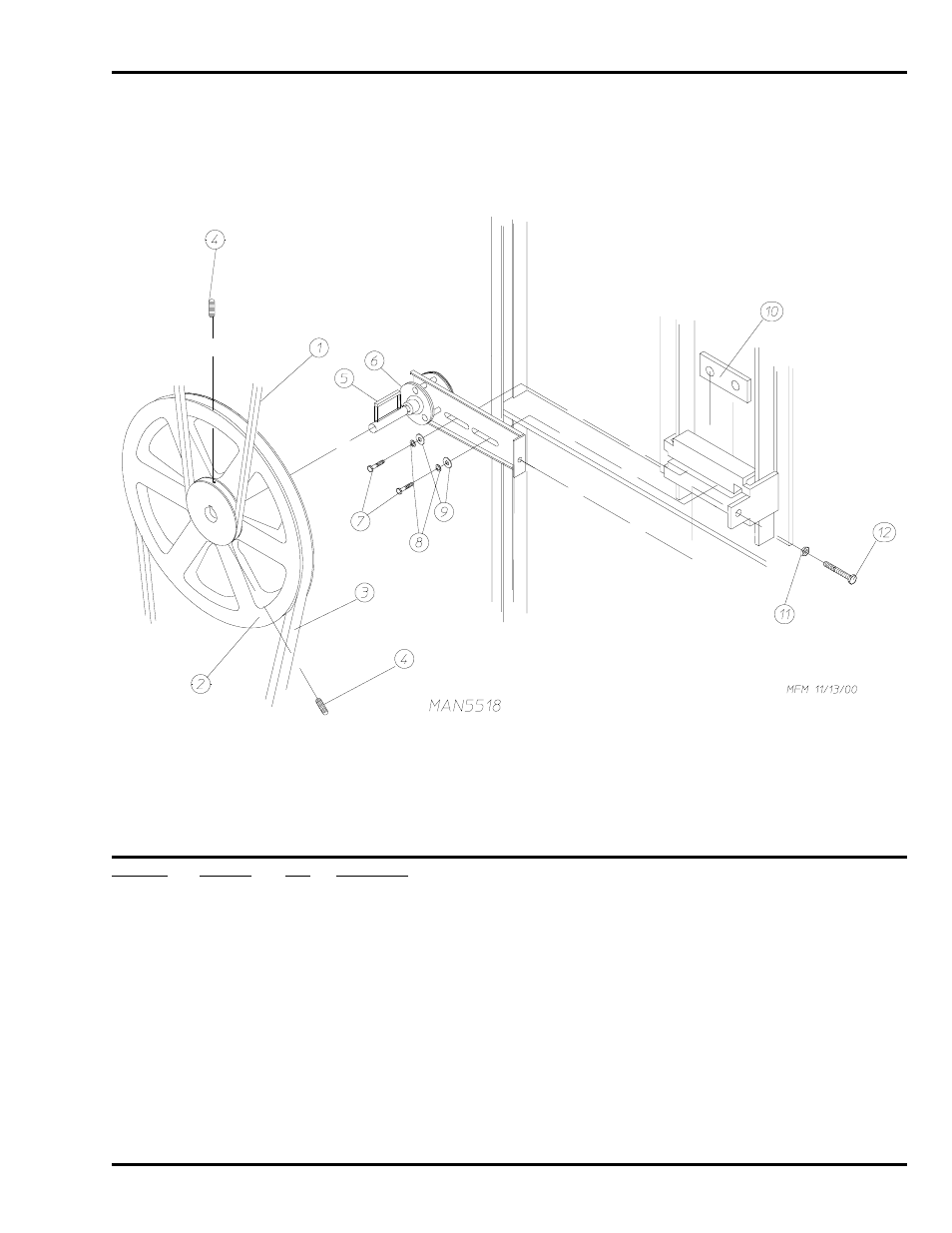 Idler bearing assembly | American Dryer Corp. D75 User Manual | Page 15 / 42