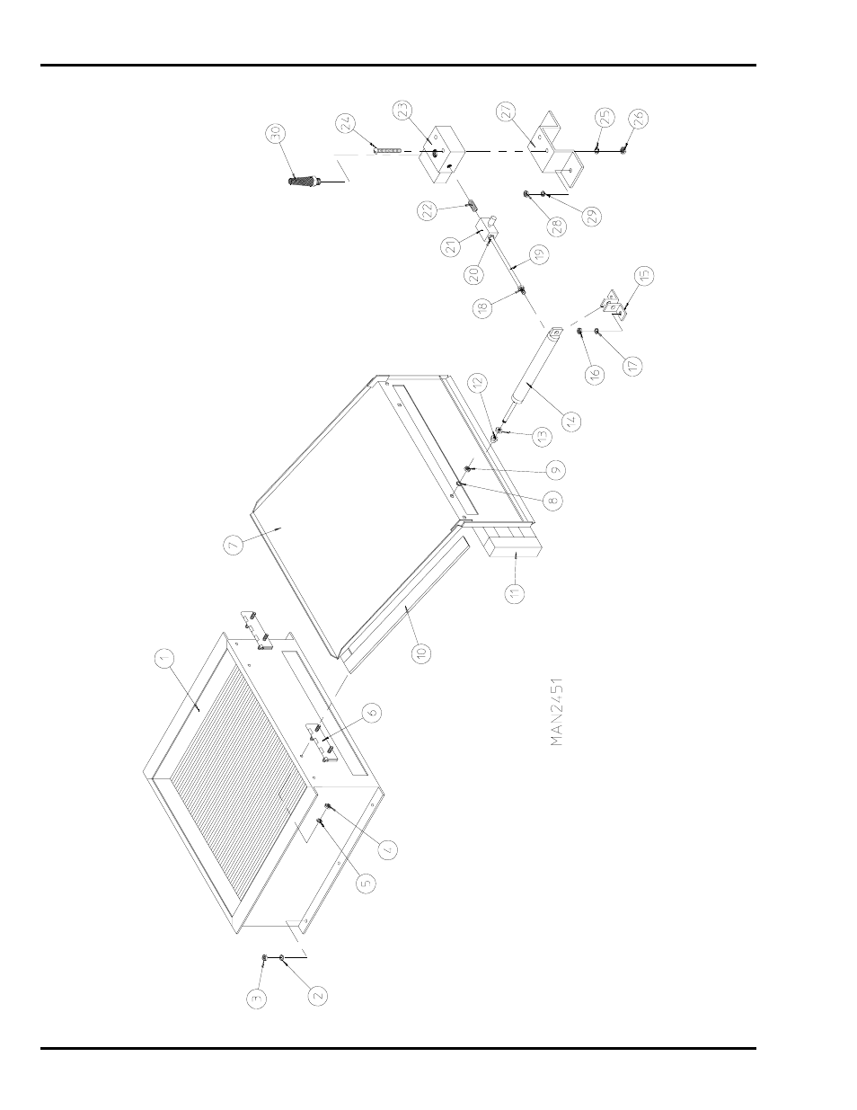 Air-operated steam damper assembly | American Dryer Corp. D75 User Manual | Page 28 / 42