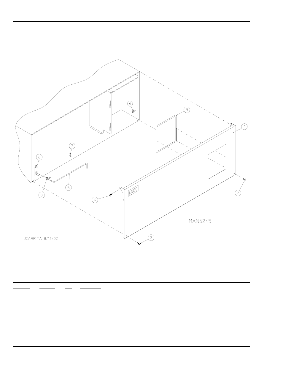 Control door assembly | American Dryer Corp. D75 User Manual | Page 4 / 42