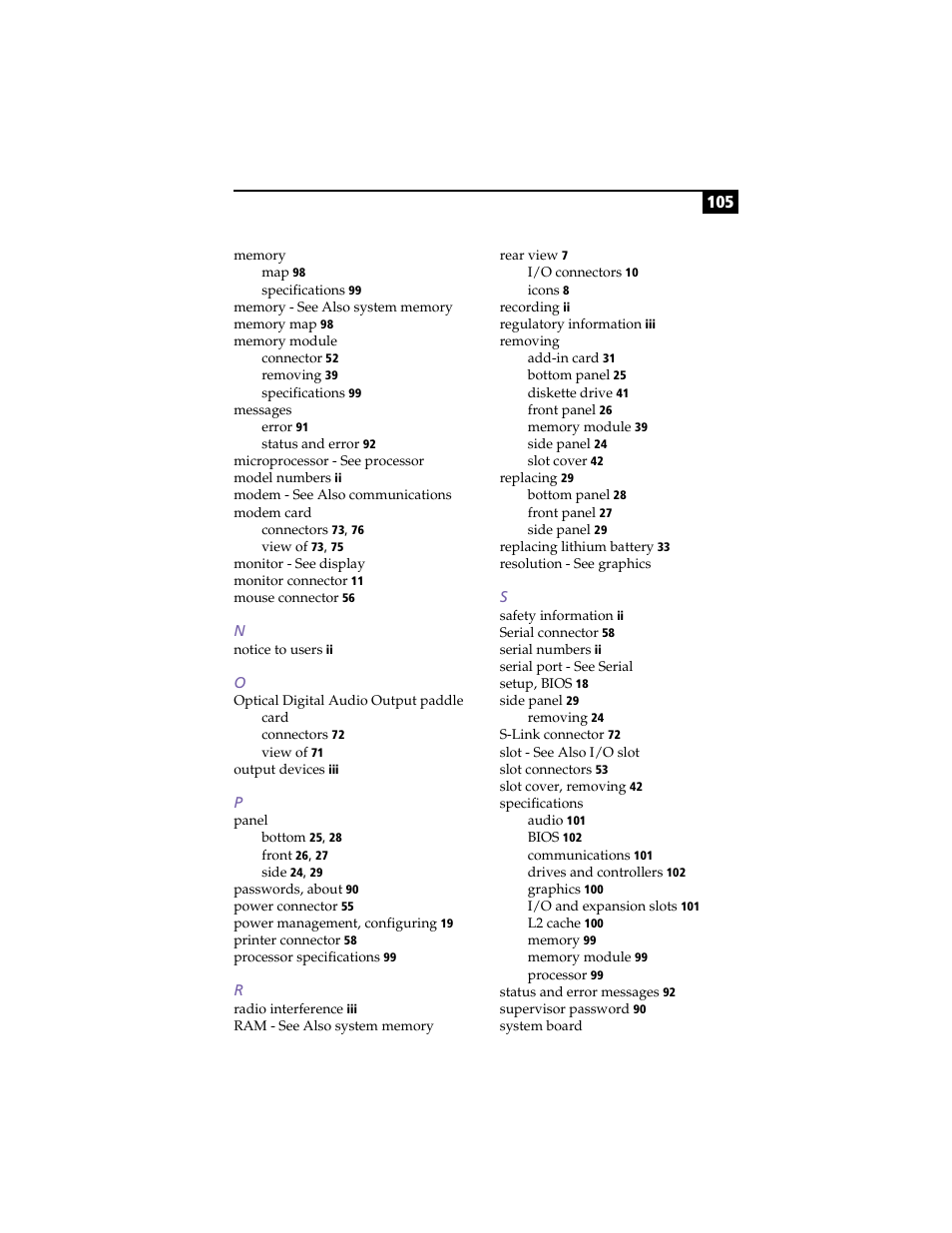 Sony PCV-E314DS User Manual | Page 113 / 114