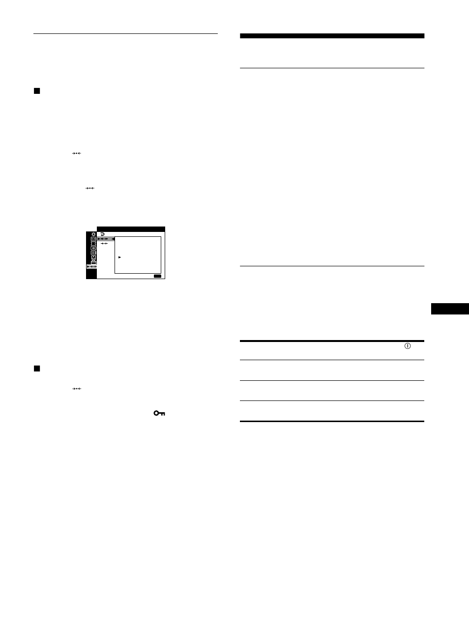 Restauración de los ajustes (restaurar), Características técnicas, Modos predefinidos y de usuario | Función de ahorro de energía | Sony CPD-G520 User Manual | Page 57 / 64