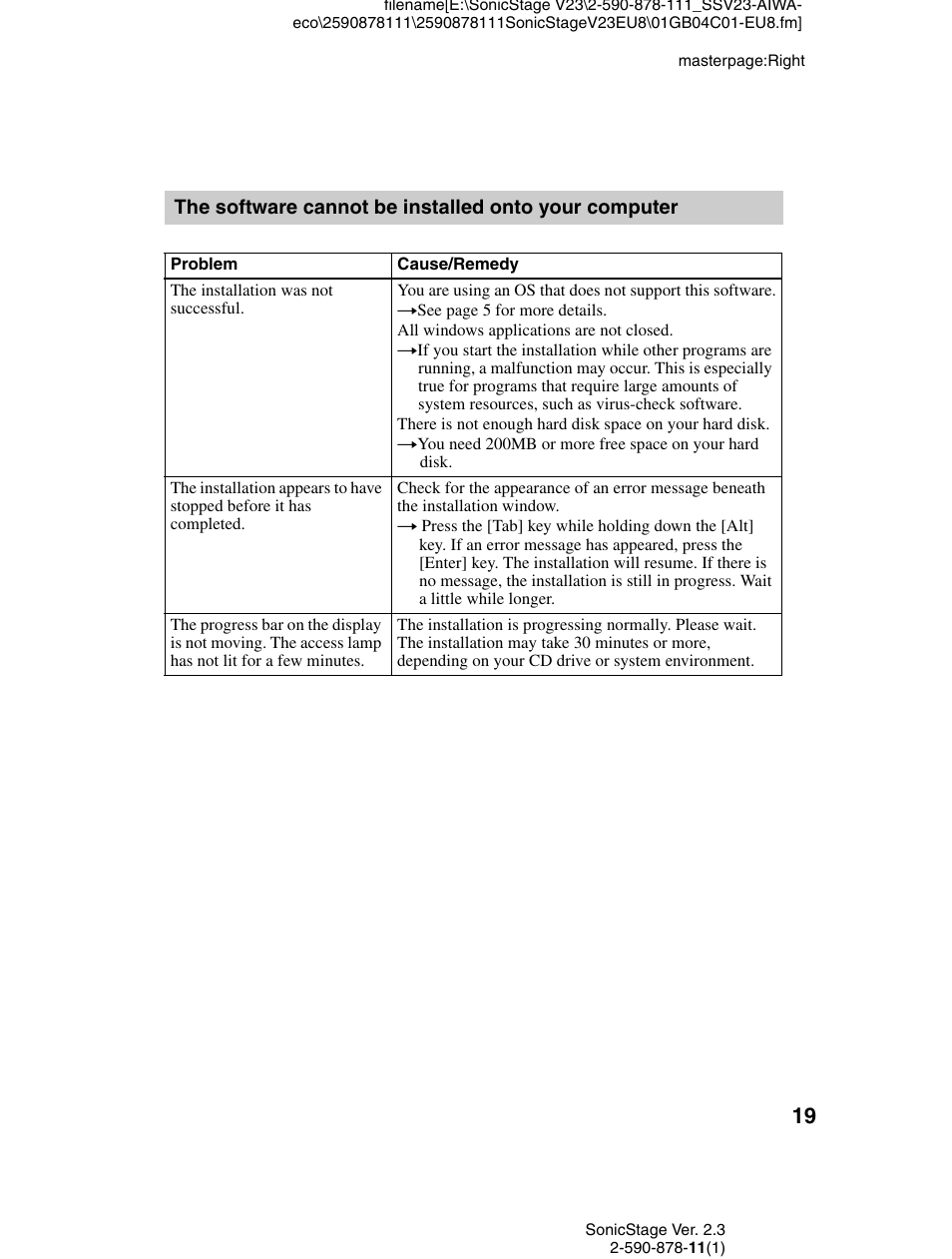 Sony VGF-AP1L User Manual | Page 19 / 20
