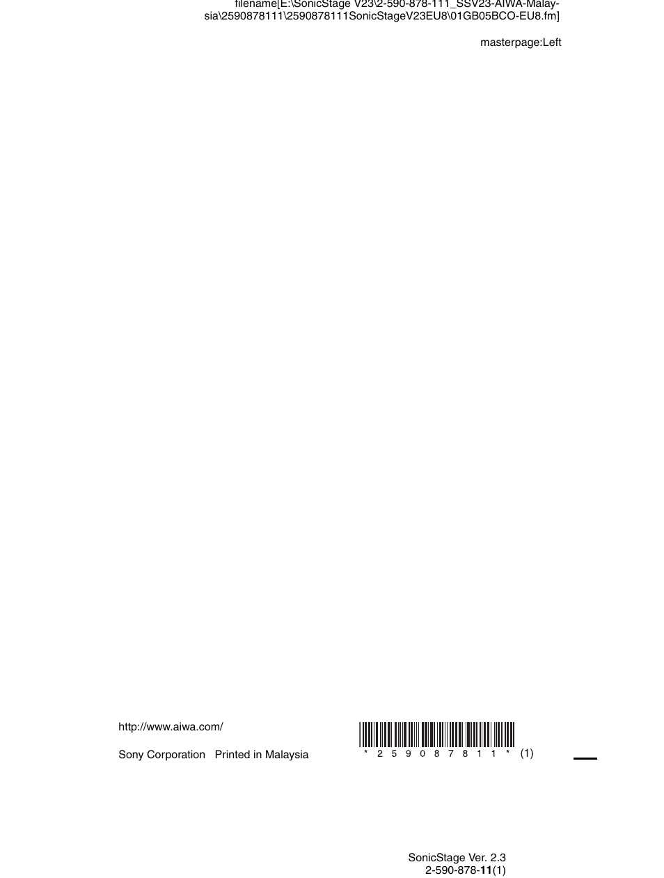 Sony VGF-AP1L User Manual | Page 20 / 20