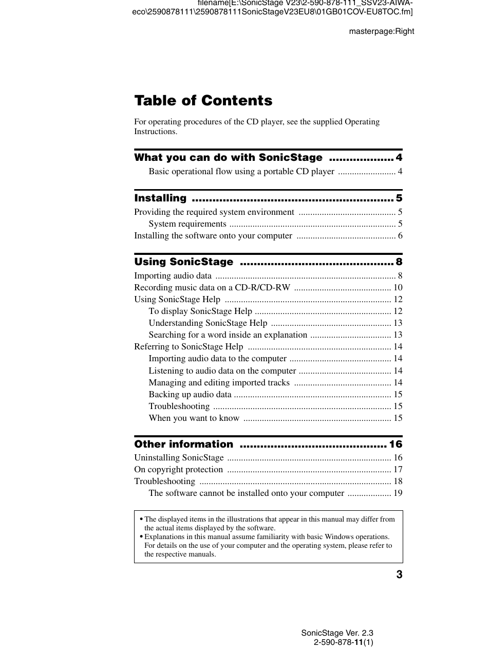 Sony VGF-AP1L User Manual | Page 3 / 20