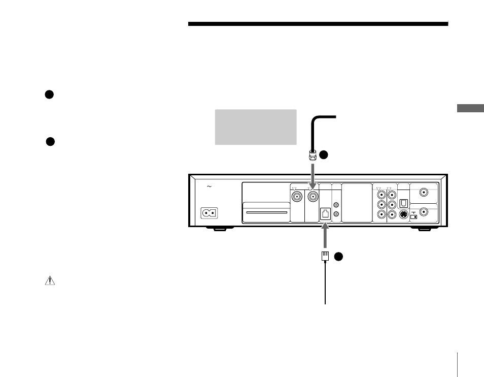 Caution | Sony SAT-T60 User Manual | Page 19 / 44