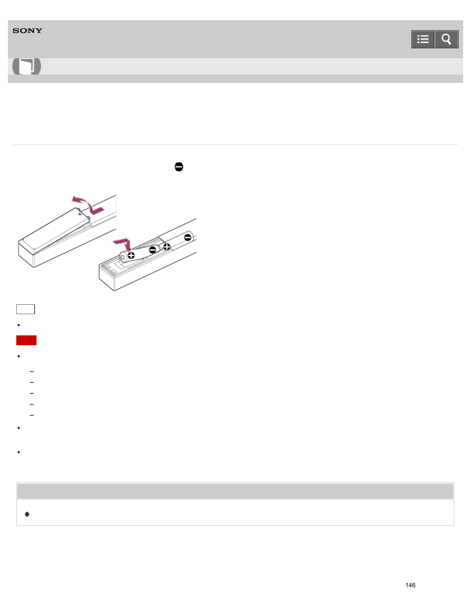 Inserting the batteries of the remote control, Help guide | Sony SRS-X9 User Manual | Page 159 / 349