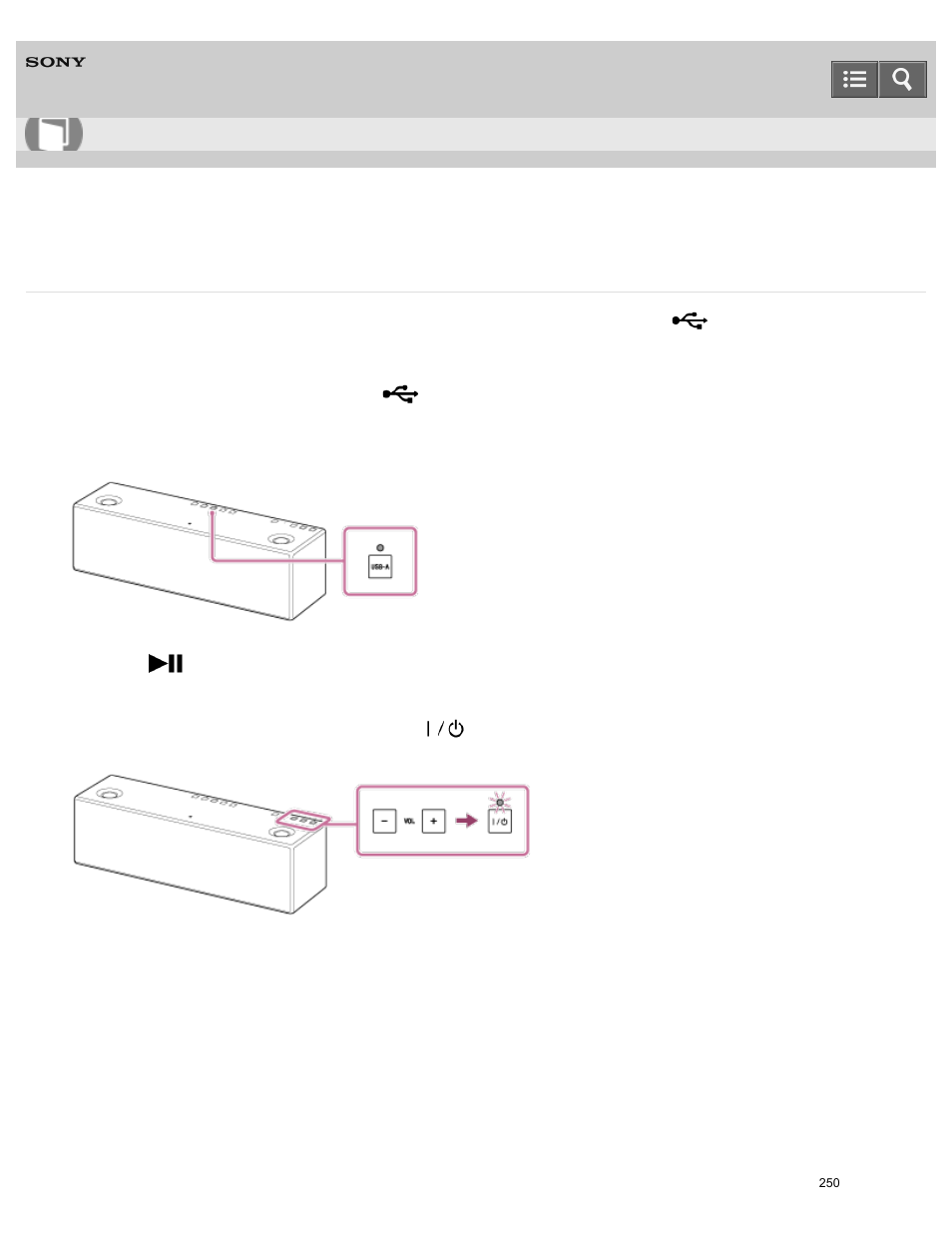 Listening to music on a walkman, Help guide | Sony SRS-X9 User Manual | Page 263 / 349