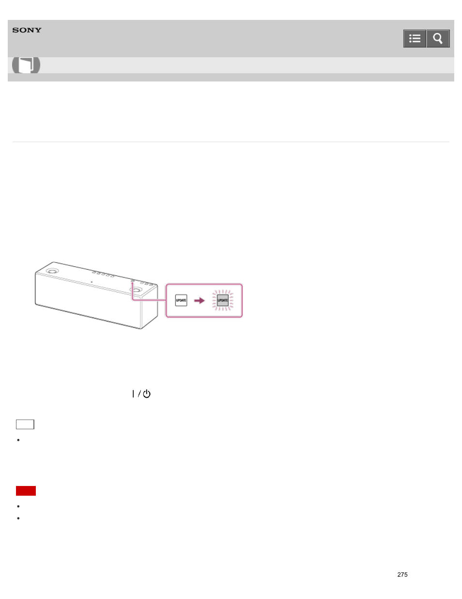 Updating the software, Help guide | Sony SRS-X9 User Manual | Page 288 / 349