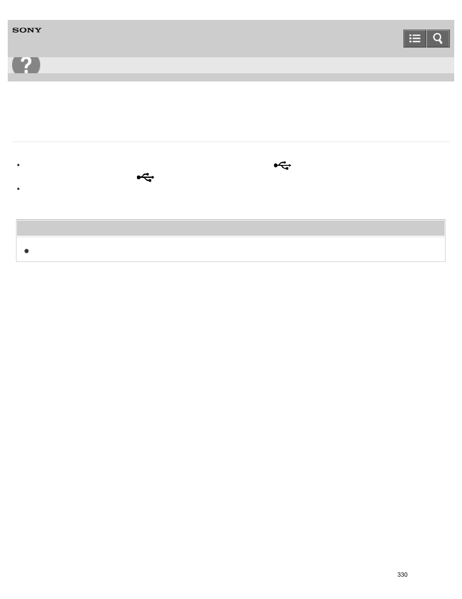 A usb device cannot be charged, Help guide | Sony SRS-X9 User Manual | Page 343 / 349