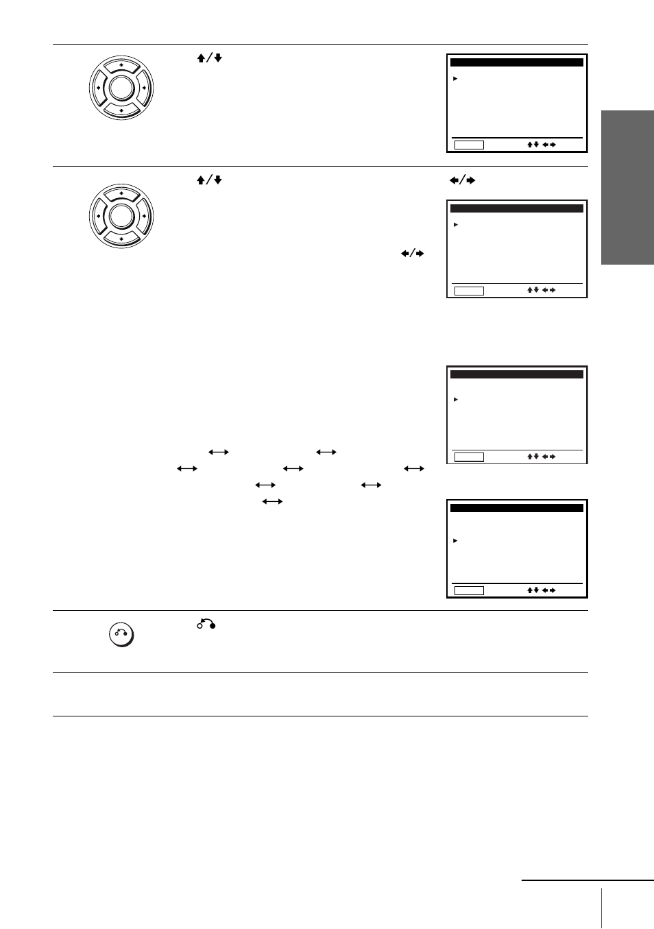 Getting star ted, Press v/v to select “auto”, then press enter, Press o return repeatedly to exit the menu | Sony SLV-D100 User Manual | Page 23 / 104