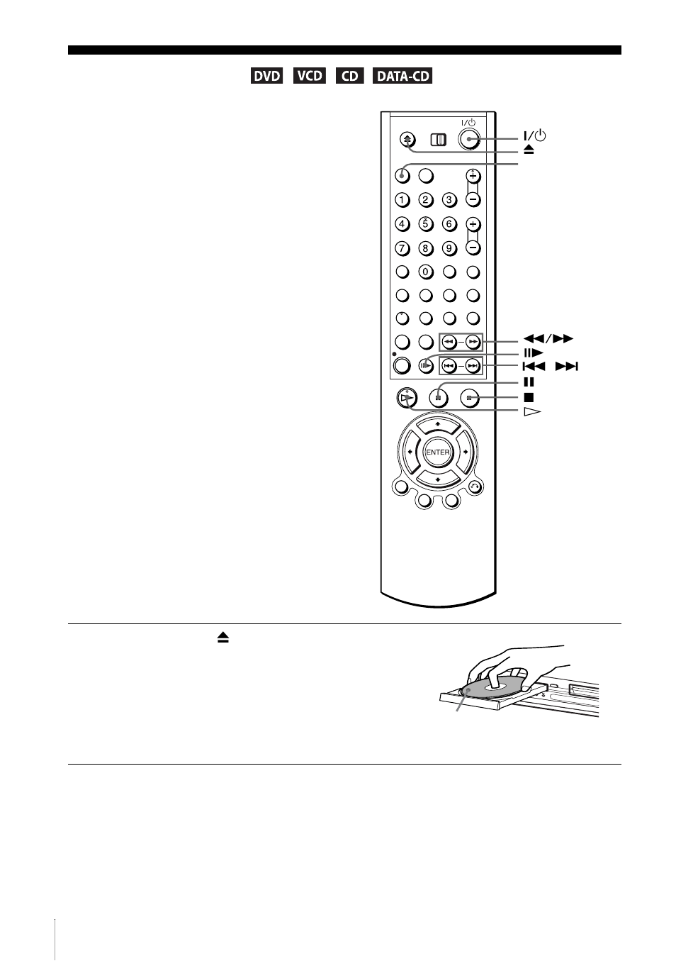 Basic operations, Playing discs | Sony SLV-D100 User Manual | Page 30 / 104