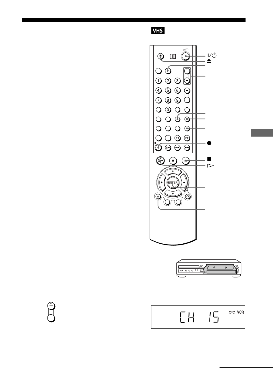 Recording tv programs | Sony SLV-D100 User Manual | Page 37 / 104