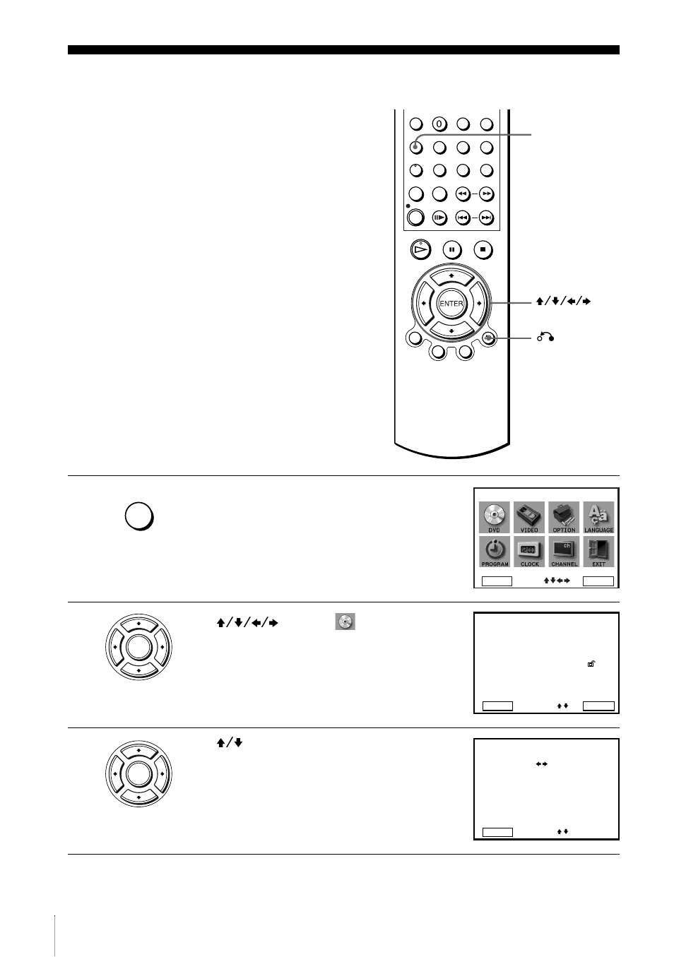 Screen setup | Sony SLV-D100 User Manual | Page 52 / 104