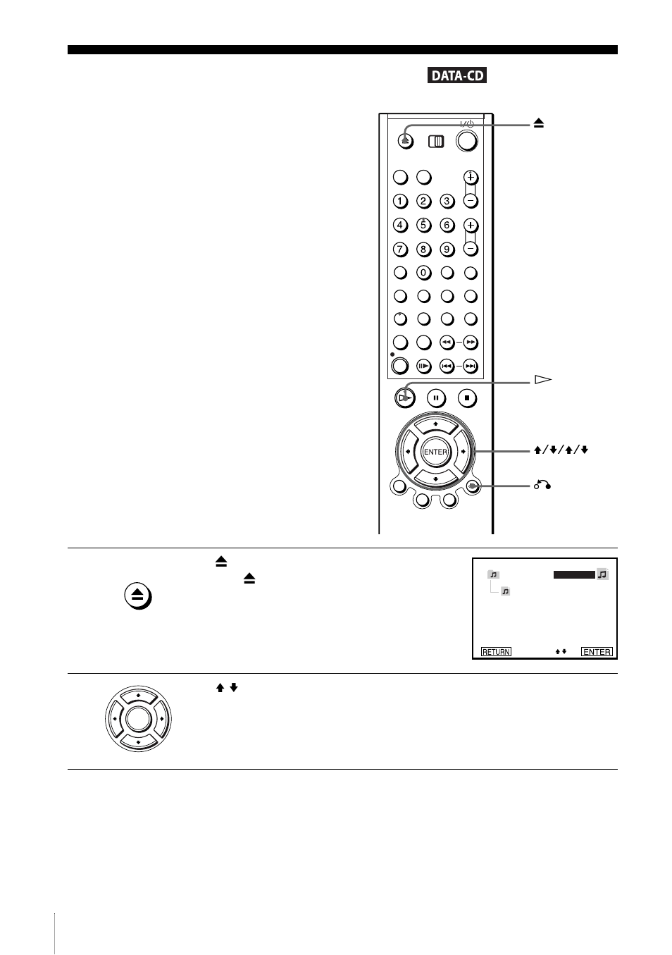 Playing an mp3 audio track | Sony SLV-D100 User Manual | Page 74 / 104