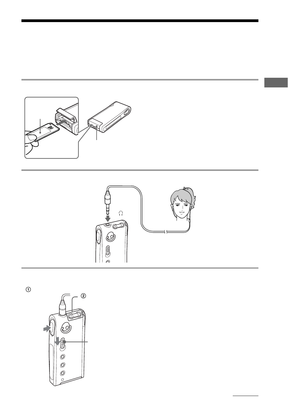 Listening to music with network walkman | Sony NW-MS11 User Manual | Page 11 / 36