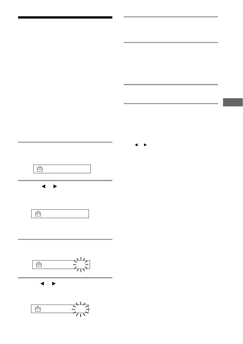 To format the "memory stick" (format) | Sony NW-MS11 User Manual | Page 21 / 36