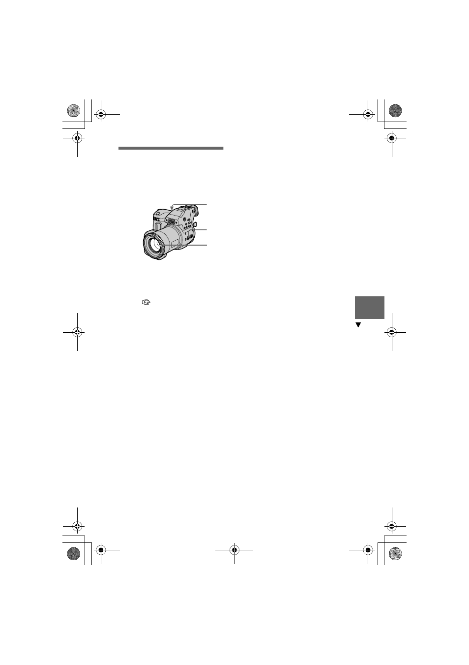 Focusing manually, G (55 | Sony MVC-FD97 User Manual | Page 55 / 92