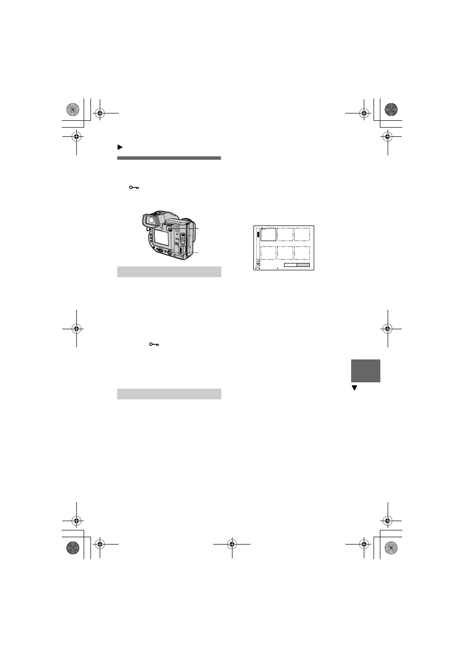Preventing accidental erasure (protect), B editing, Preventing accidental erasure | Protect) | Sony MVC-FD97 User Manual | Page 65 / 92