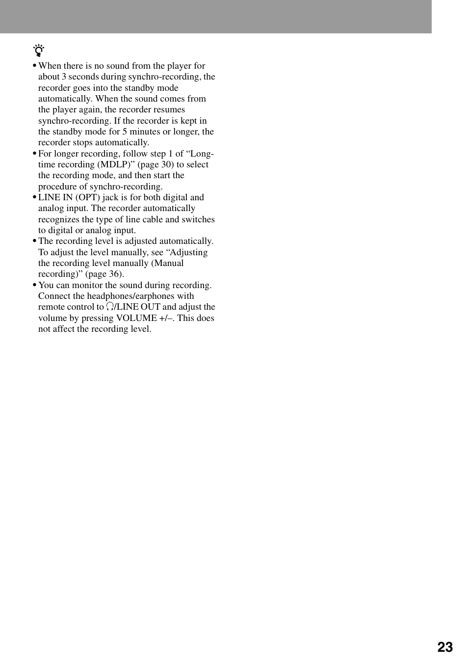 Sony MZ-N1 User Manual | Page 23 / 96