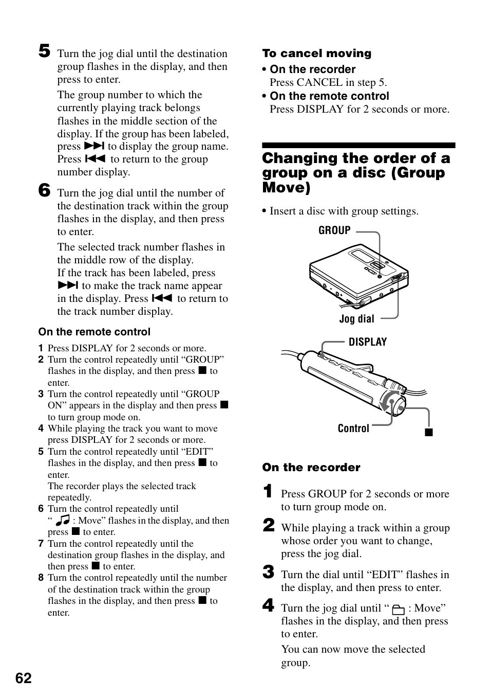 Sony MZ-N1 User Manual | Page 62 / 96