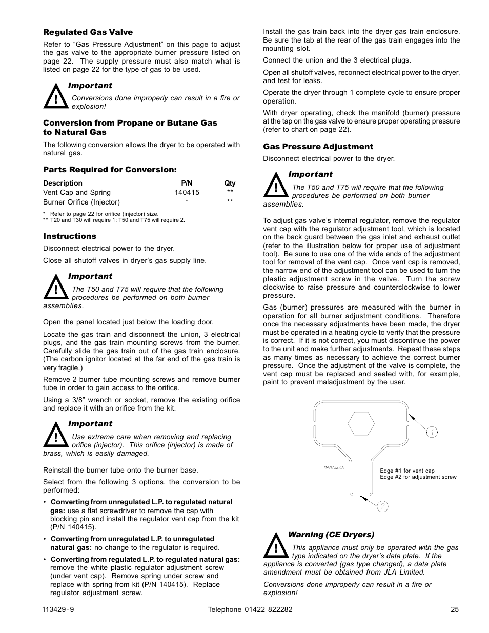 American Dryer Corp. T30 User Manual | Page 25 / 32