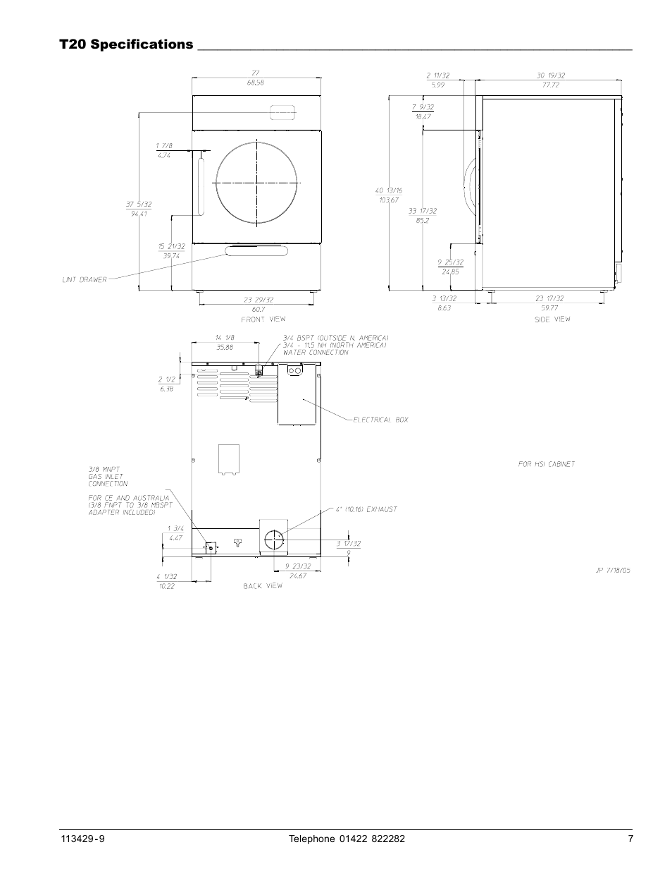 American Dryer Corp. T30 User Manual | Page 7 / 32