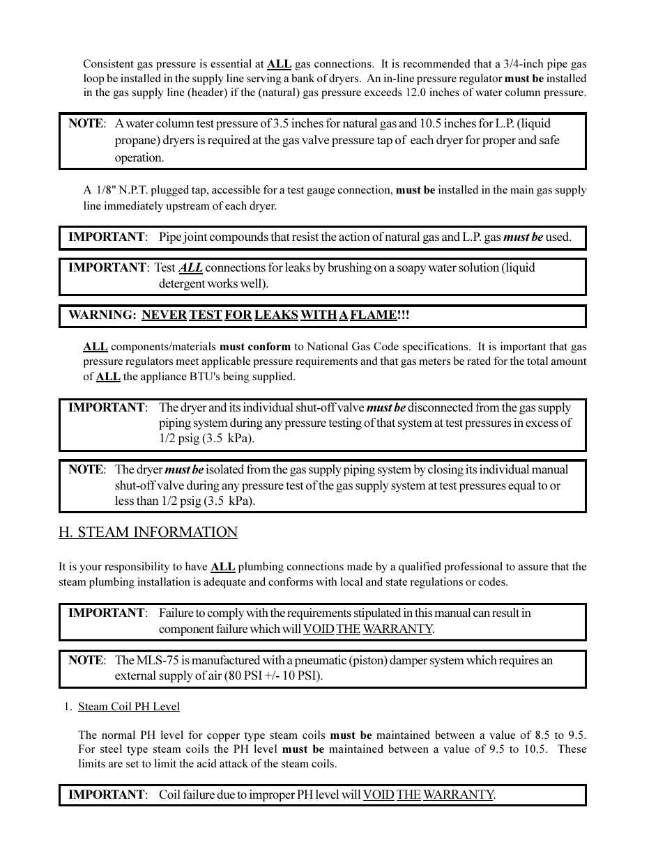 American Dryer Corp. ML-75HS User Manual | Page 34 / 56