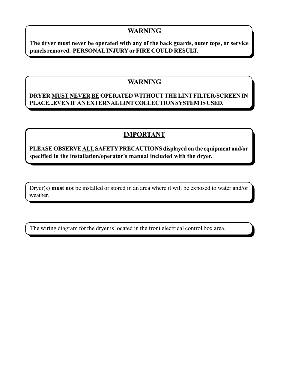 American Dryer Corp. ML-75HS User Manual | Page 4 / 56