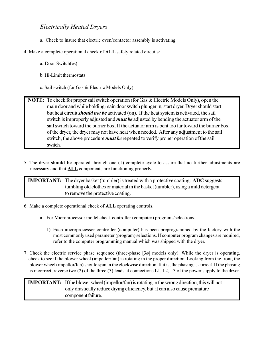 American Dryer Corp. ML-75HS User Manual | Page 42 / 56