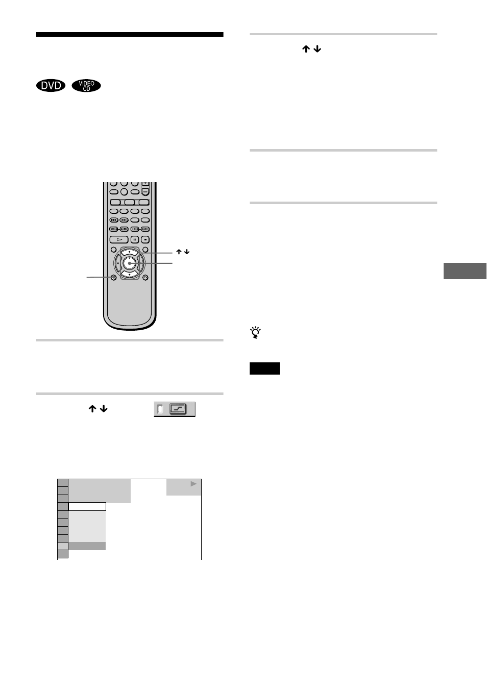 Enhancing the playback picture | Sony DVP-NS400D User Manual | Page 57 / 88