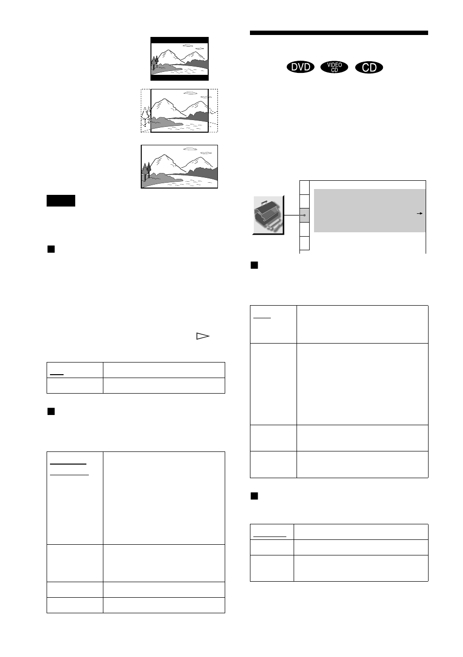 Custom settings (custom setup), Custom settings, Custom setup) | Sony DVP-NS400D User Manual | Page 68 / 88