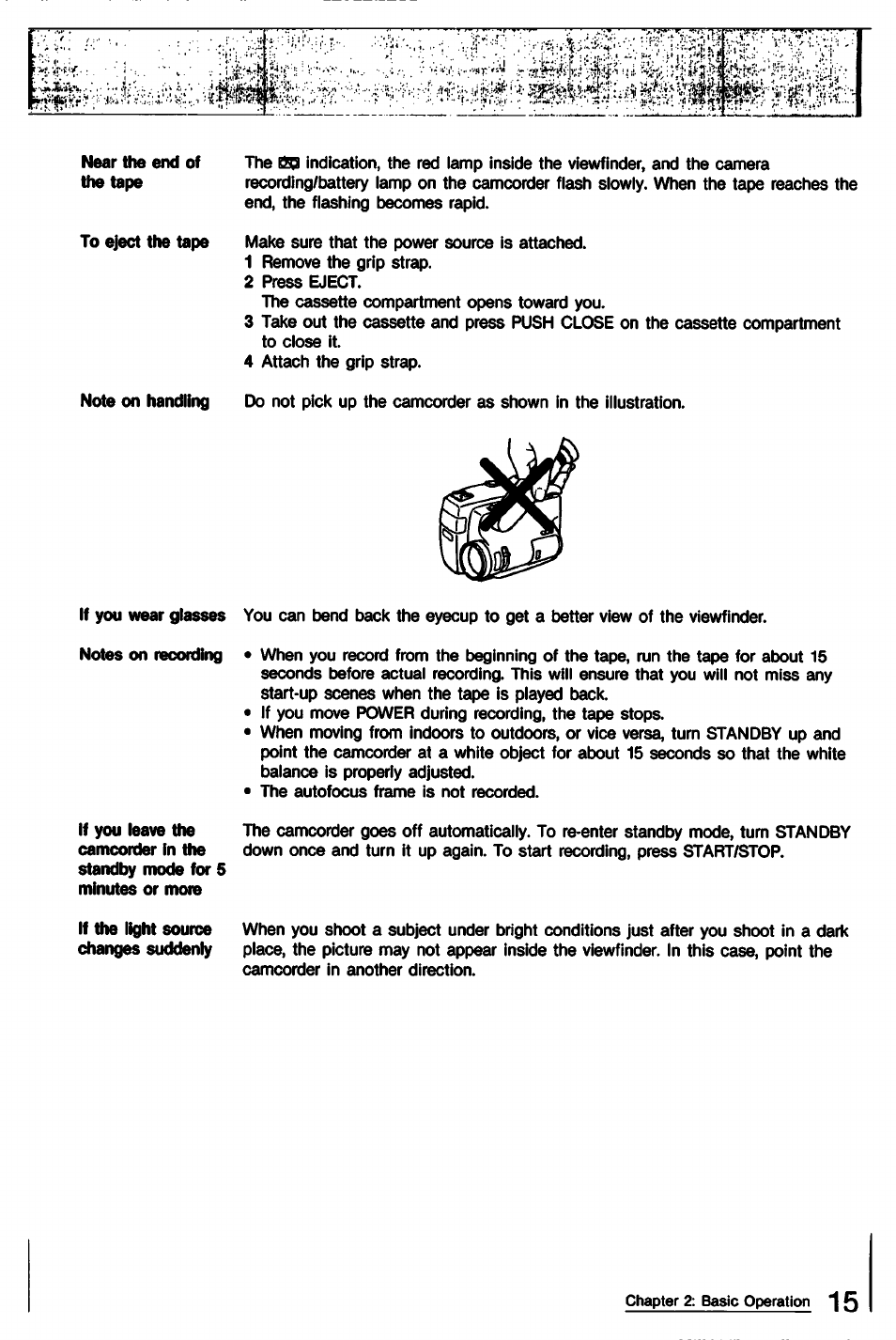 Sony CCD-TR9 User Manual | Page 15 / 72